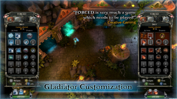 Игра FORCED: Slightly Better Edition, скриншот