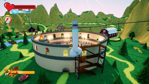 Игра Foreskin Fury, скриншот