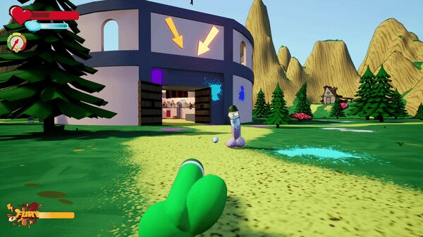 Игра Foreskin Fury, скриншот