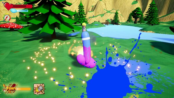 Игра Foreskin Fury, скриншот