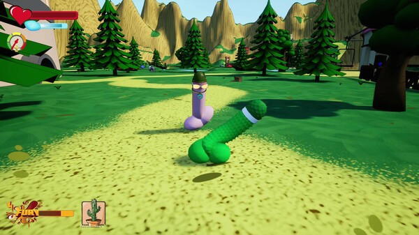 Игра Foreskin Fury, скриншот