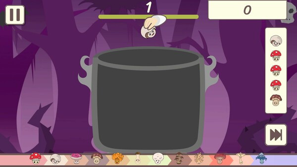 Игра Forest of Nightmares - Background - Land of Mushrooms, скриншот