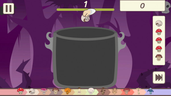 Игра Forest of Nightmares - Background - Land of Mushrooms, скриншот