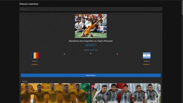 Игра Forever World Cup Simulator, скриншот