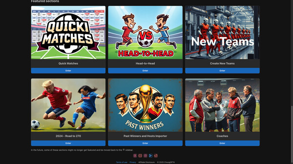 Игра Forever World Cup Simulator, скриншот