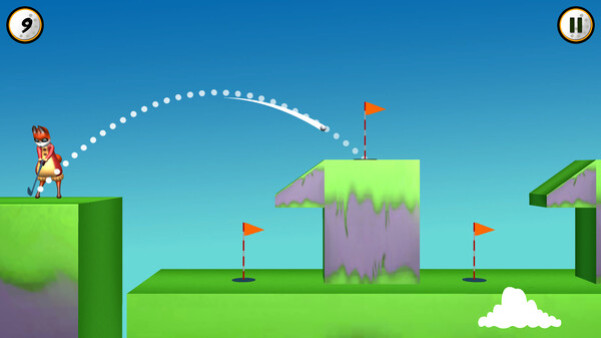 Игра Fox Golf, скриншот