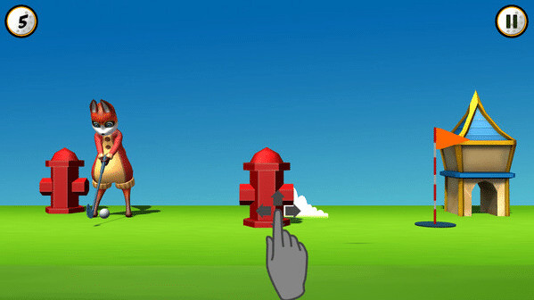 Игра Fox Golf, скриншот