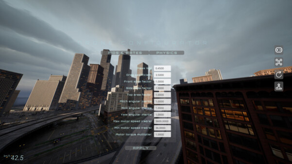 Игра FPVSIM Drone Simulator, скриншот