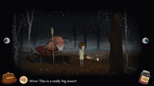 Игра Fran Bow, скриншот