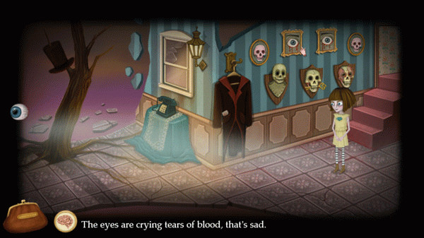 Игра Fran Bow, скриншот