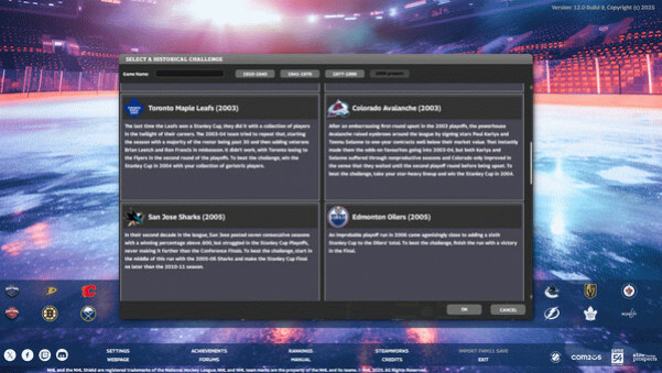 Игра Franchise Hockey Manager 12, скриншот