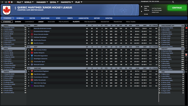 Игра Franchise Hockey Manager 12, скриншот