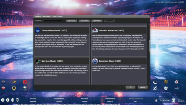 Игра Franchise Hockey Manager 12, скриншот