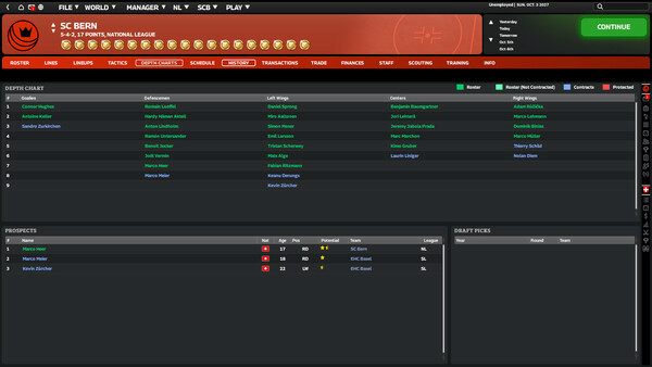 Игра Franchise Hockey Manager 12, скриншот