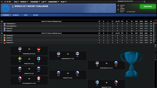Игра Franchise Hockey Manager 12, скриншот