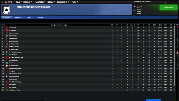 Игра Franchise Hockey Manager 12, скриншот