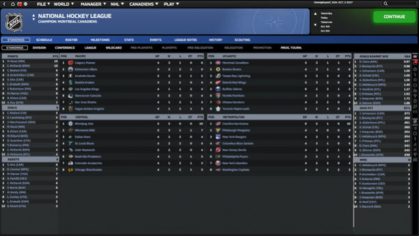 Игра Franchise Hockey Manager 12, скриншот