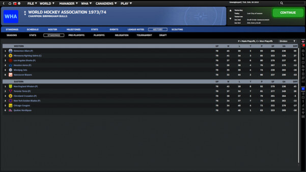 Игра Franchise Hockey Manager 12, скриншот