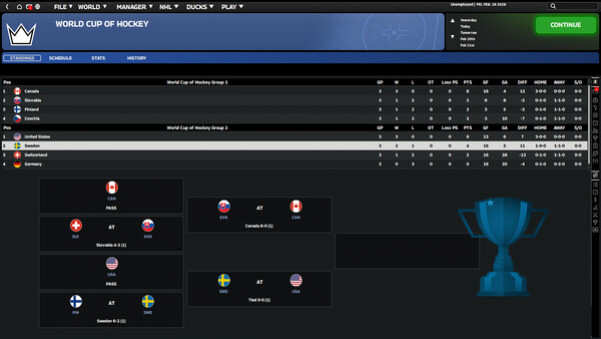 Игра Franchise Hockey Manager 12, скриншот