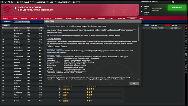 Игра Franchise Hockey Manager 12, скриншот