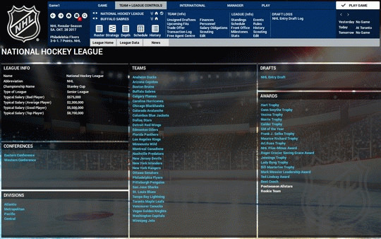 Игра Franchise Hockey Manager 4, скриншот