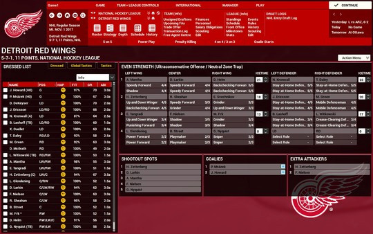 Игра Franchise Hockey Manager 4, скриншот