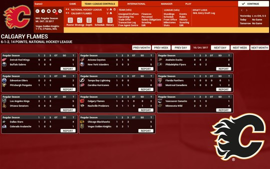 Игра Franchise Hockey Manager 4, скриншот