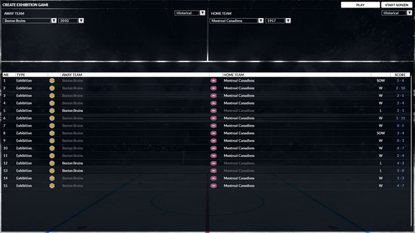 Игра Franchise Hockey Manager 6, скриншот