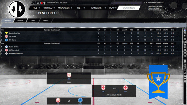 Игра Franchise Hockey Manager 6, скриншот
