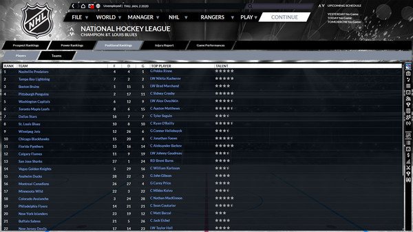 Игра Franchise Hockey Manager 6, скриншот