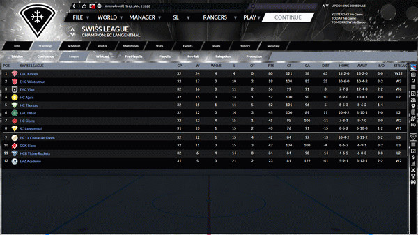 Игра Franchise Hockey Manager 6, скриншот