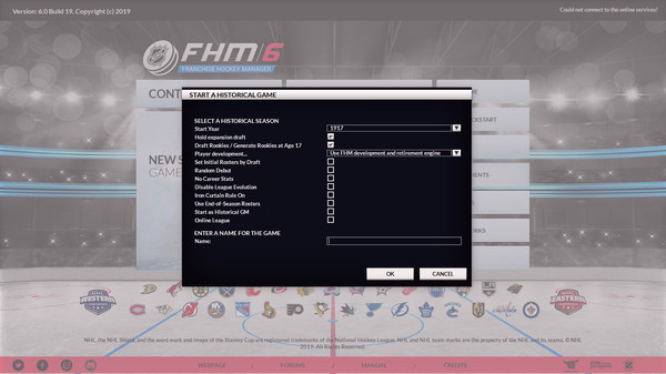Игра Franchise Hockey Manager 6, скриншот