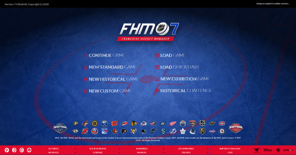 Игра Franchise Hockey Manager 7, скриншот