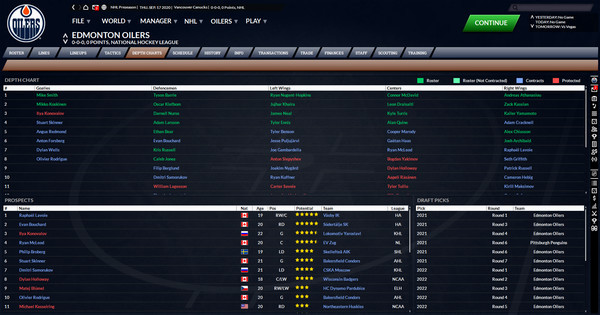 Игра Franchise Hockey Manager 7, скриншот