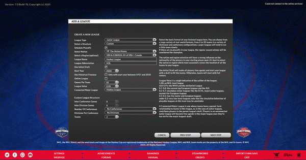 Игра Franchise Hockey Manager 7, скриншот