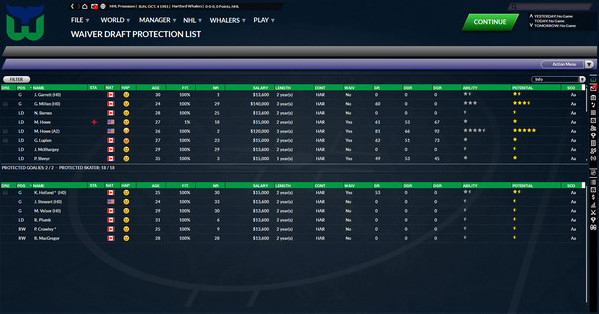 Игра Franchise Hockey Manager 7, скриншот