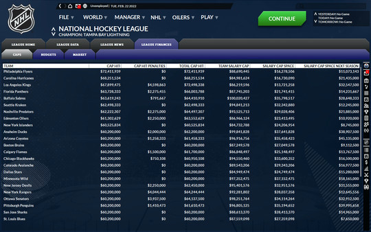 Игра Franchise Hockey Manager 8, скриншот