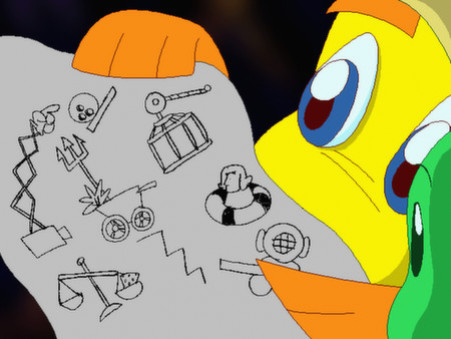 Игра Freddi Fish 2: The Case of the Haunted Schoolhouse, скриншот