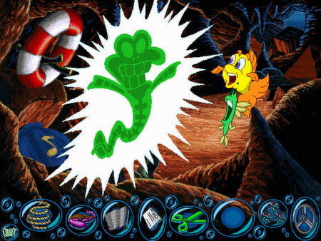 Игра Freddi Fish 2: The Case of the Haunted Schoolhouse, скриншот