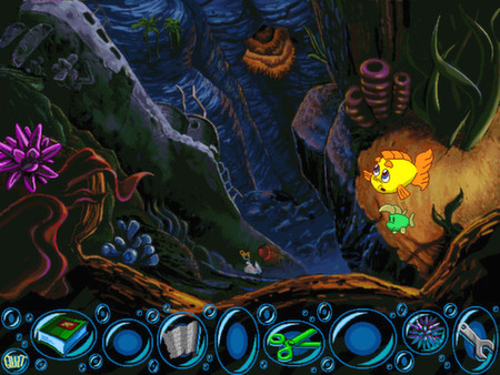 Игра Freddi Fish 2: The Case of the Haunted Schoolhouse, скриншот