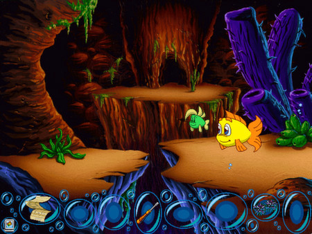 Игра Freddi Fish 4: The Case of the Hogfish Rustlers of Briny Gulch, скриншот
