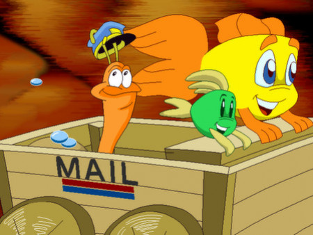 Игра Freddi Fish 4: The Case of the Hogfish Rustlers of Briny Gulch, скриншот