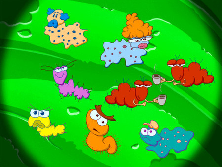 Игра Freddi Fish 5 featuring Mess Hall Mania: The Case of the Creature of Coral Cove, скриншот