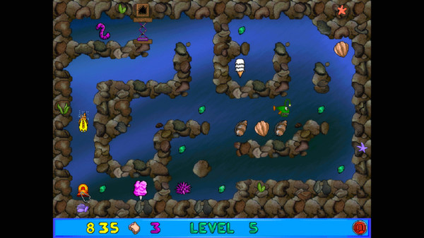 Игра Freddi Fish and Luther's Maze Madness, скриншот