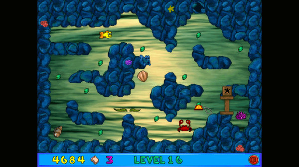 Игра Freddi Fish and Luther's Maze Madness, скриншот