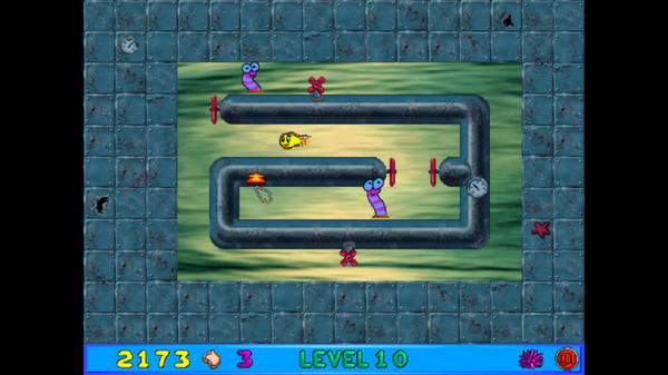 Игра Freddi Fish and Luther's Maze Madness, скриншот
