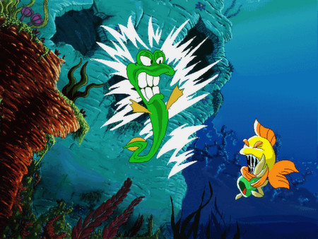 Игра Freddi Fish and the Case of the Missing Kelp Seeds, скриншот