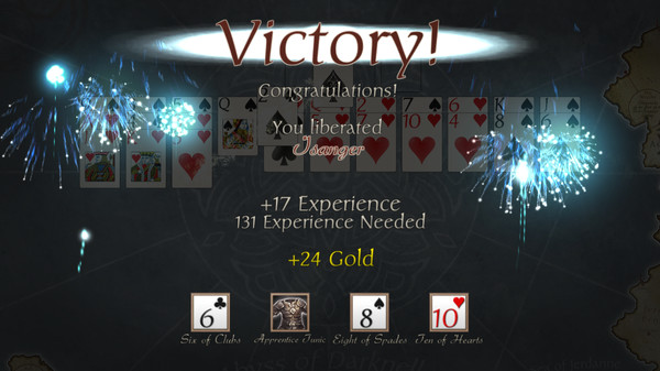 Игра FreeCell Quest, скриншот