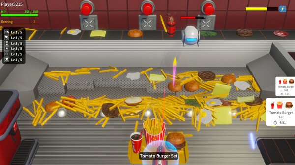 Игра French Fries Pusher Friends, скриншот