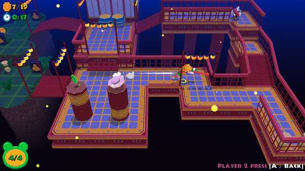 Игра Frogun Encore, скриншот